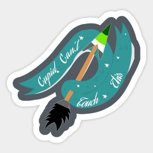 Cupid's Aro (Blue) Sticker